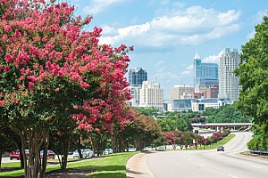 Raleigh, North Carolina where Raleigh Gynecology & Wellness is located