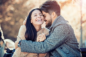 happy young couple after management of sexual dysfunction