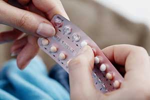 North Carolina woman taking combination birth control pills
