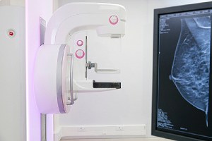 Mammogram scanner in a hospital
