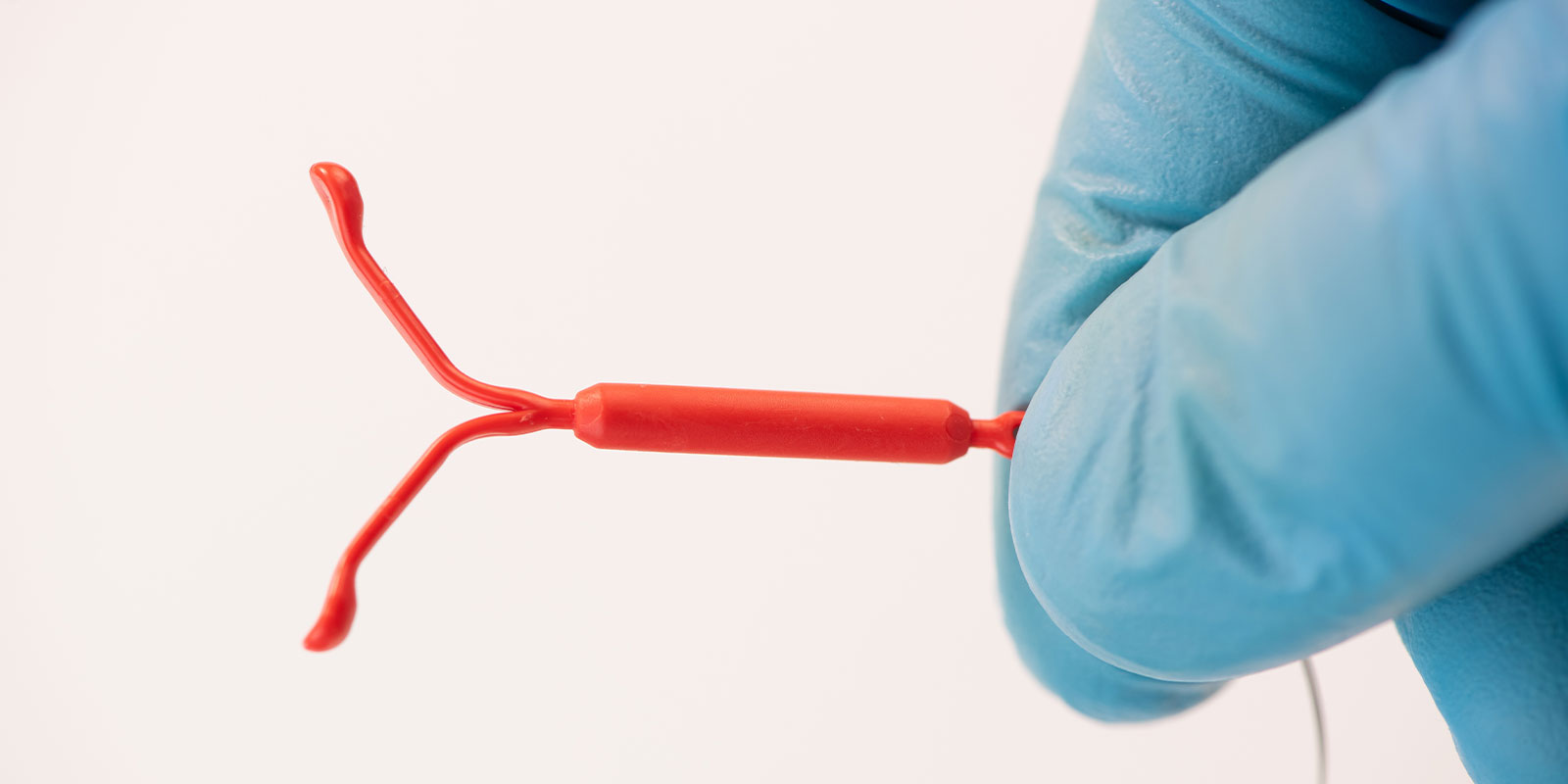 an IUD held by gynecologist in Raleigh, NC