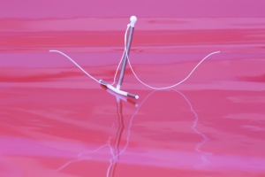 a pink IUD