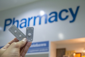 ella emergency contraception being bought at a pharmacy 