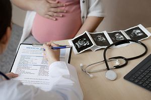 Gynecologist examining a patient. Barrier contraceptives are most effective when used correctly each time you have sex