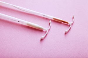 iud with pink background for IUD Insertion