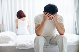 A young couple facing issues while having sex