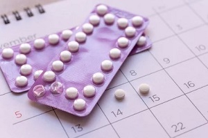birth control pill on calender
