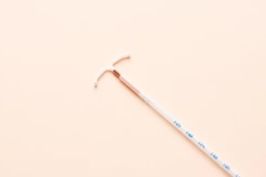 iud device on pink background