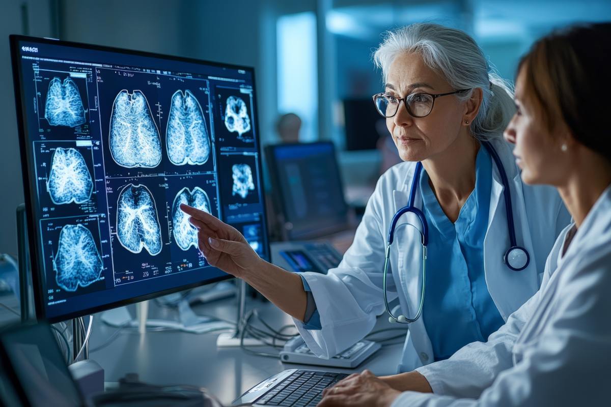 Raleigh, NC OBGYN examining mammography results