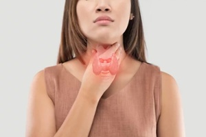 asian women having thyroid disorder