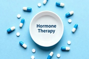 hormone therapy concept