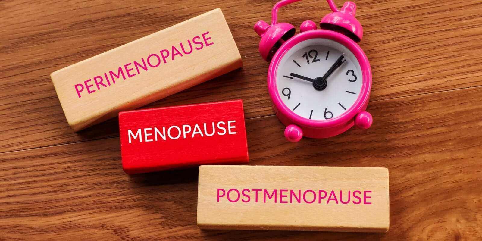 perimenopause, menopause, and postmenopause timeline with clock - doctors who specialize in menopause